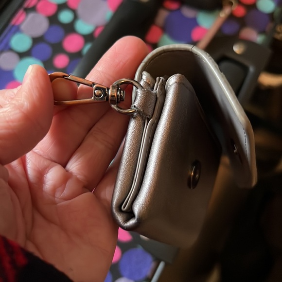 Silver key chain wallet - Picture 2 of 4